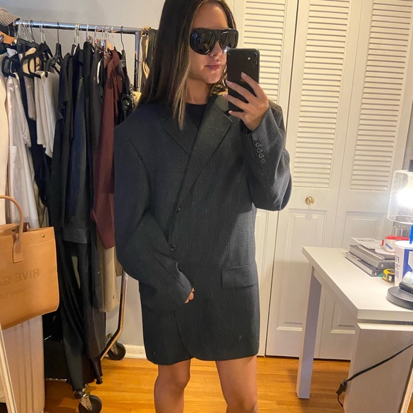 Oscar de la Renta Other - Oscar de la Renta Charcoal Blazer Vintage